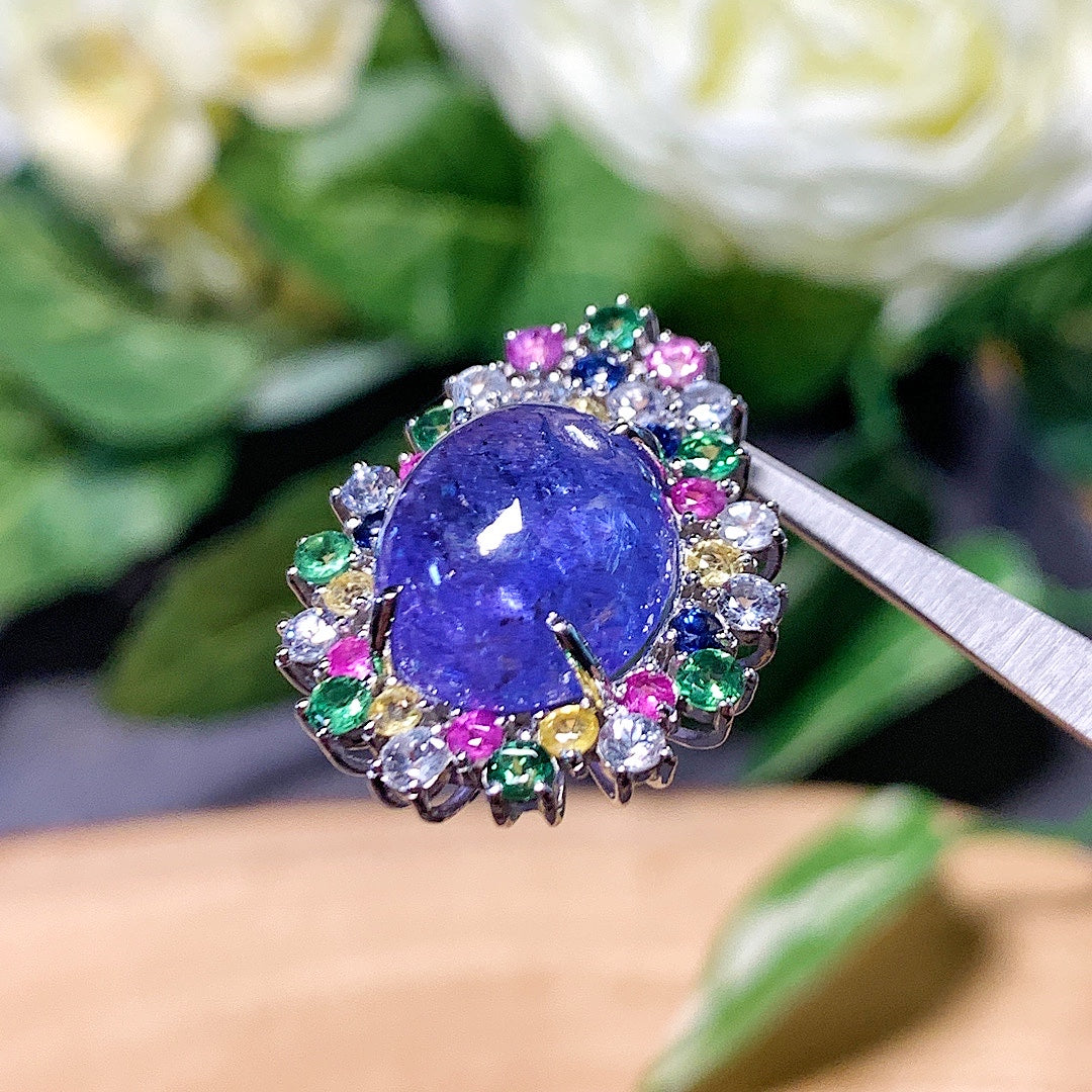 MT20220026 (Final Price) Natural Tanzanite (unheated) pendant